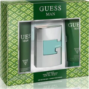 Guess Man 3-Piece Set 3.4oz Men EDT Spray by Guess