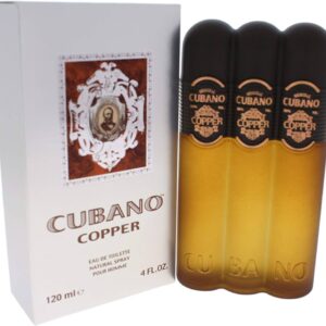 Cubano Copper 4.0oz Men EDT Spray by Cuba