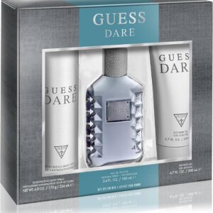 Guess Dare 3-Piece Set 3.4oz Men EDT Spray by Guess
