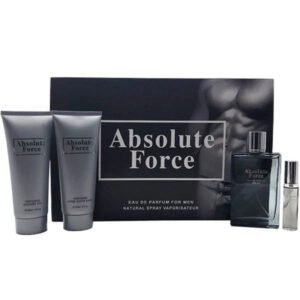 Absolute Force 4-Piece Set 3.4oz Men EDP Spray by Geparlys
