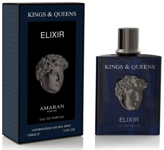 I12347 Amaran Kings & Queens Elixir 3.4oz Men EDP by Amaran