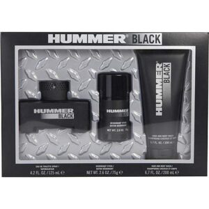 Hummer Black 3-Piece Set 4.2oz Men EDT Spray by Hummer