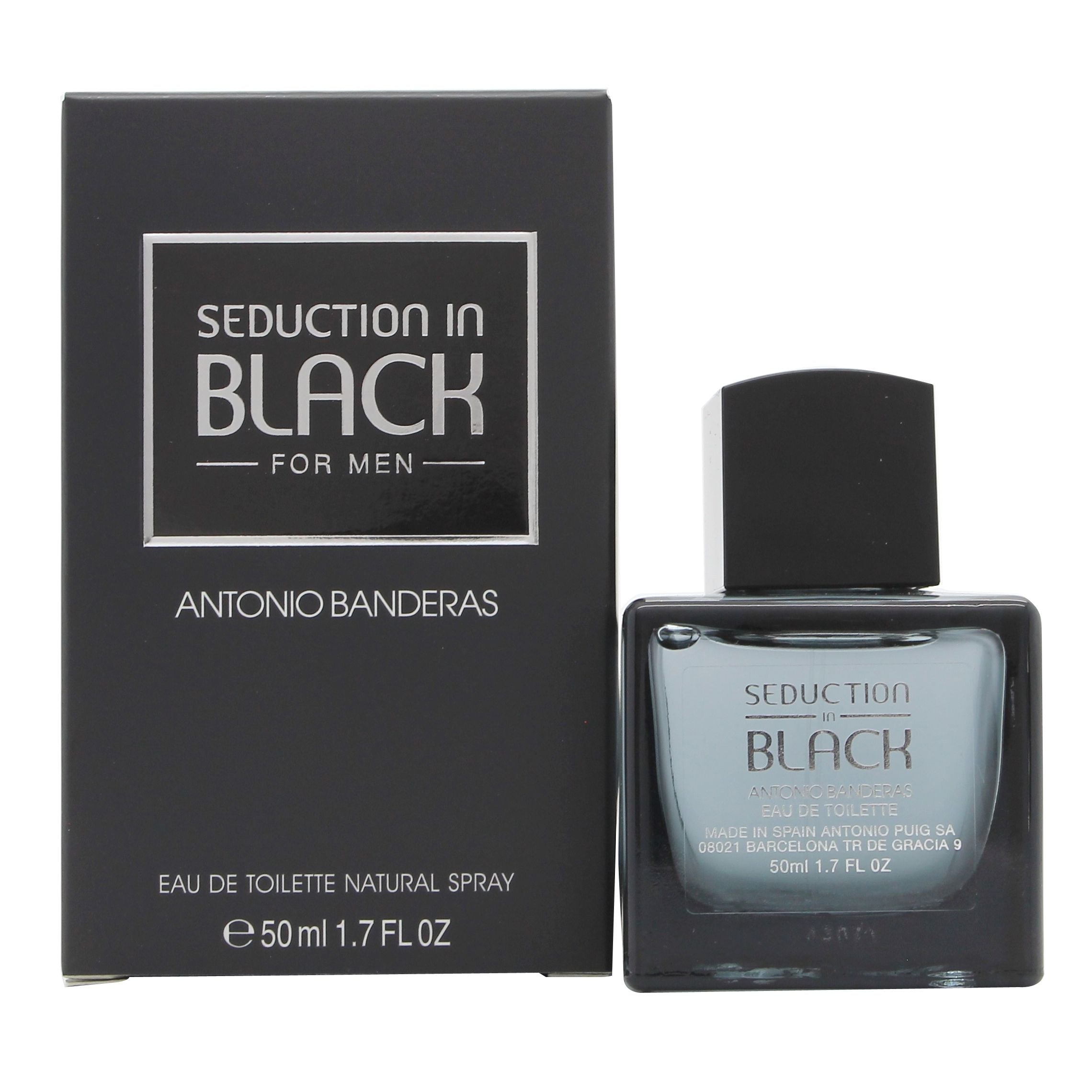 I5315 Antonio Banderas Seduction Black 1.7oz Men EDT Spray by Antonio Banderas