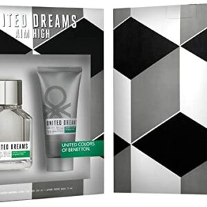Benetton Aim High 2-Piece Set 3.4oz Men EDT Spray by Benetton