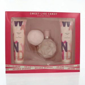 Ariana Grande Sweet Like Candy 3-Piece Set 3.4oz Women EDP Spray by Ariana Grande